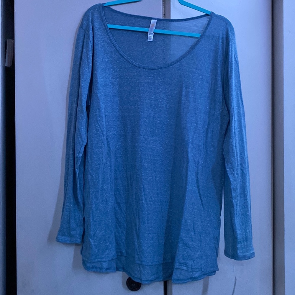 Light Blue Long Sleeve T-Shirt